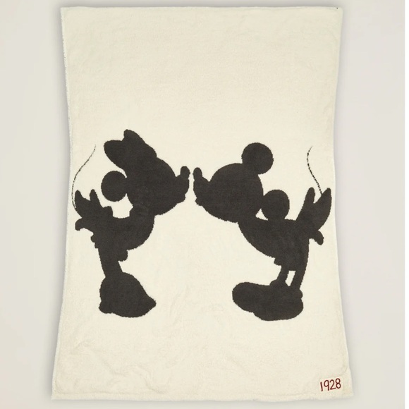 Barefoot Dreams CozyChic Classic Disney Mickey Minnie Mouse Throw